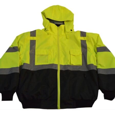 CHAQUETA IMPERMEABLE REFLECTIVA DE ALTA VISIBILIDAD